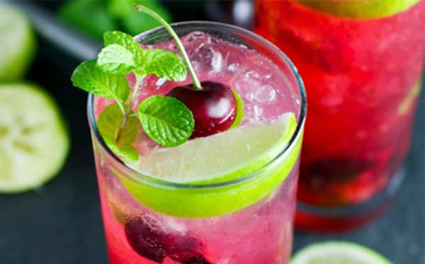 Mojito de cereza